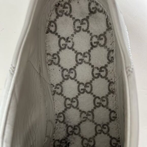 Gucci Ace Bee Embroidered Sneaker White Leather Web Stripe Mens Size 10 Sneakers main image 16